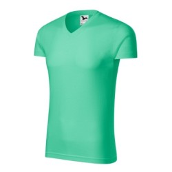 28146 - T-Shirt Herren Slim Fit V-neck 146