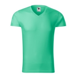 28146 - T-Shirt Herren Slim Fit V-neck 146