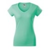 28162 - T-Shirt Damen Fit V-neck 162