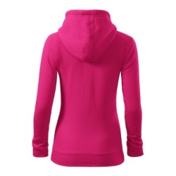 28411 - Sweatshirt Damen Trendy Zipper 411