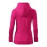 28411 - Sweatshirt Damen Trendy Zipper 411