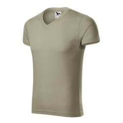 28146 - T-Shirt Herren Slim Fit V-neck 146
