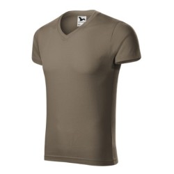 28146 - T-Shirt Herren Slim Fit V-neck 146