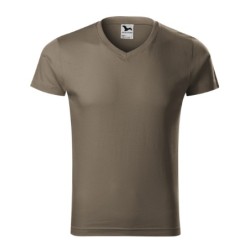 28146 - T-Shirt Herren Slim Fit V-neck 146