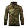 281219 - Sweatshirt Herren Camo Zipper C19