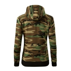 281220 - Sweatshirt Damen Camo Zipper C20