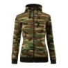 281220 - Sweatshirt Damen Camo Zipper C20