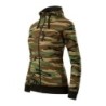 281220 - Sweatshirt Damen Camo Zipper C20