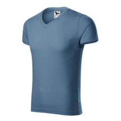 28146 - T-Shirt Herren Slim Fit V-neck 146