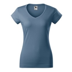 28162 - T-Shirt Damen Fit V-neck 162