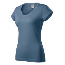 28162 - T-Shirt Damen Fit V-neck 162