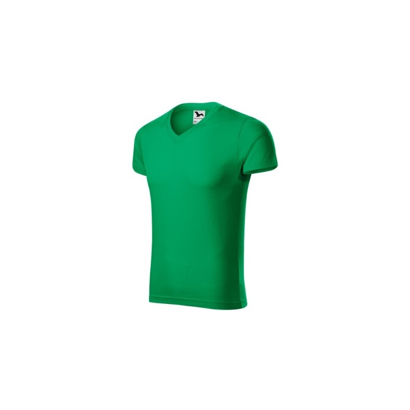 28146 - T-Shirt Herren Slim Fit V-neck 146