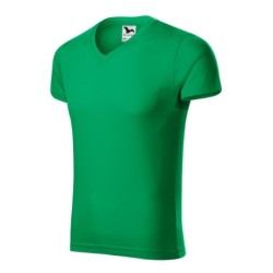 28146 - T-Shirt Herren Slim Fit V-neck 146