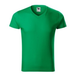 28146 - T-Shirt Herren Slim Fit V-neck 146
