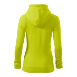 28411 - Sweatshirt Damen Trendy Zipper 411