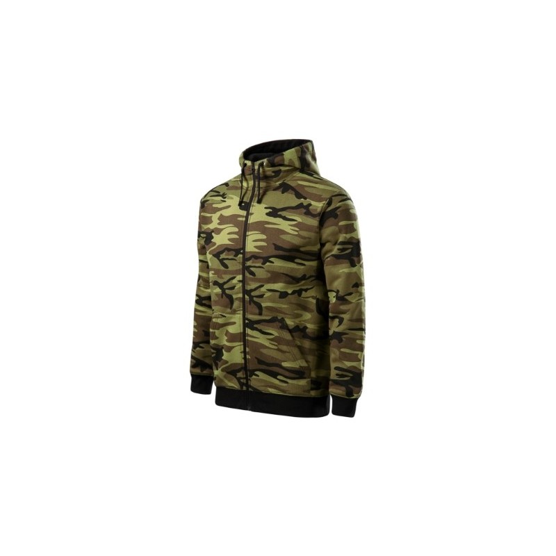 281219 - Sweatshirt Herren Camo Zipper C19