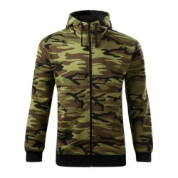 281219 - Sweatshirt Herren Camo Zipper C19