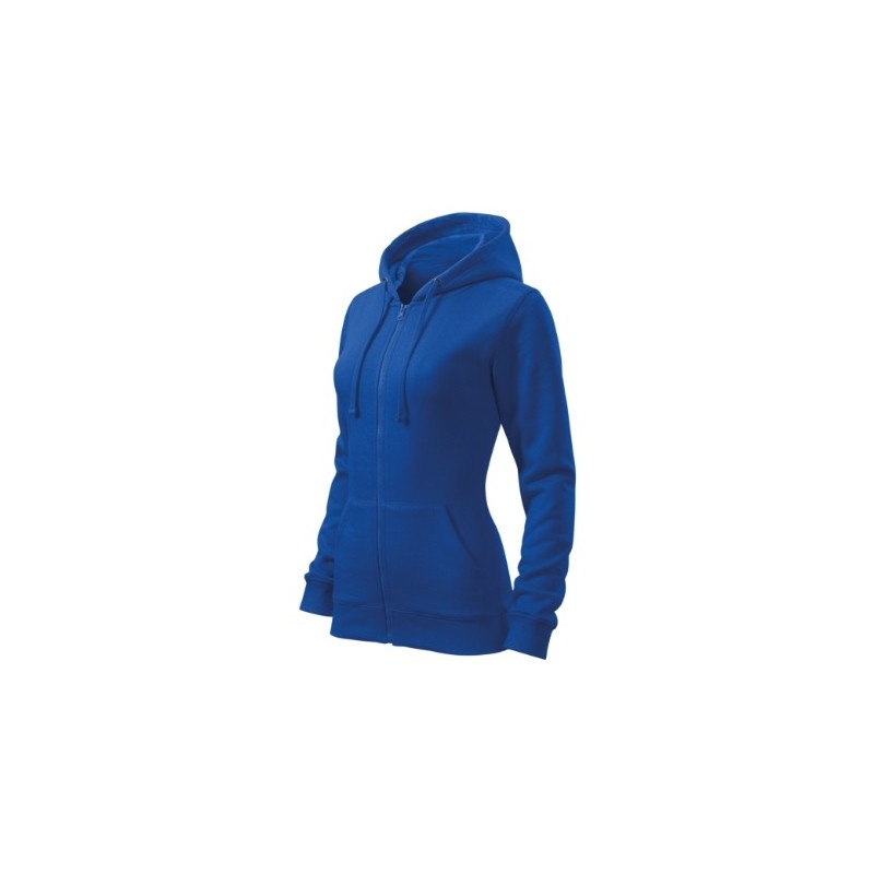 28411 - Sweatshirt Damen Trendy Zipper 411