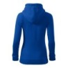 28411 - Sweatshirt Damen Trendy Zipper 411