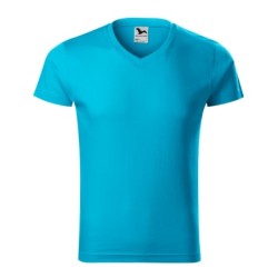 28146 - T-Shirt Herren Slim Fit V-neck 146