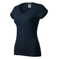 28162 - T-Shirt Damen Fit V-neck 162