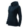 28411 - Sweatshirt Damen Trendy Zipper 411