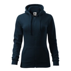 28411 - Sweatshirt Damen Trendy Zipper 411