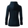 28411 - Sweatshirt Damen Trendy Zipper 411