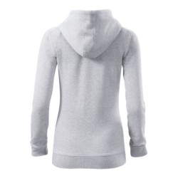 28411 - Sweatshirt Damen Trendy Zipper 411