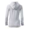 28411 - Sweatshirt Damen Trendy Zipper 411