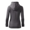 28411 - Sweatshirt Damen Trendy Zipper 411
