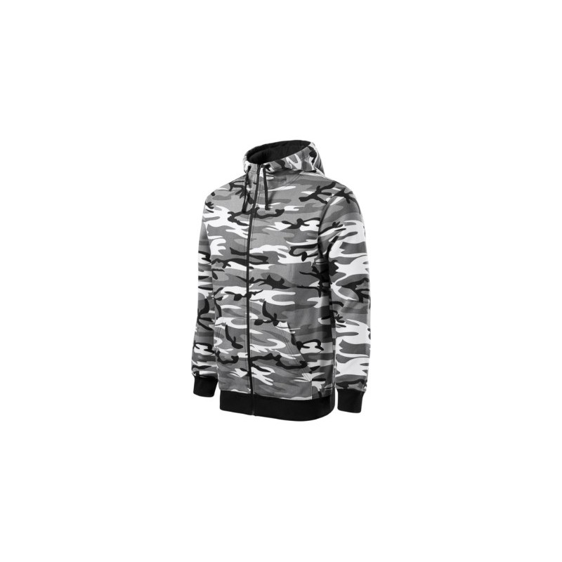 281219 - Sweatshirt Herren Camo Zipper C19
