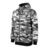 281219 - Sweatshirt Herren Camo Zipper C19