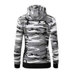 281220 - Sweatshirt Damen Camo Zipper C20