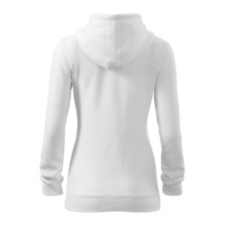 28411 - Sweatshirt Damen Trendy Zipper 411