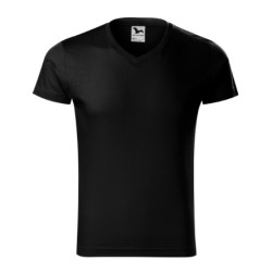 28146 - T-Shirt Herren Slim Fit V-neck 146