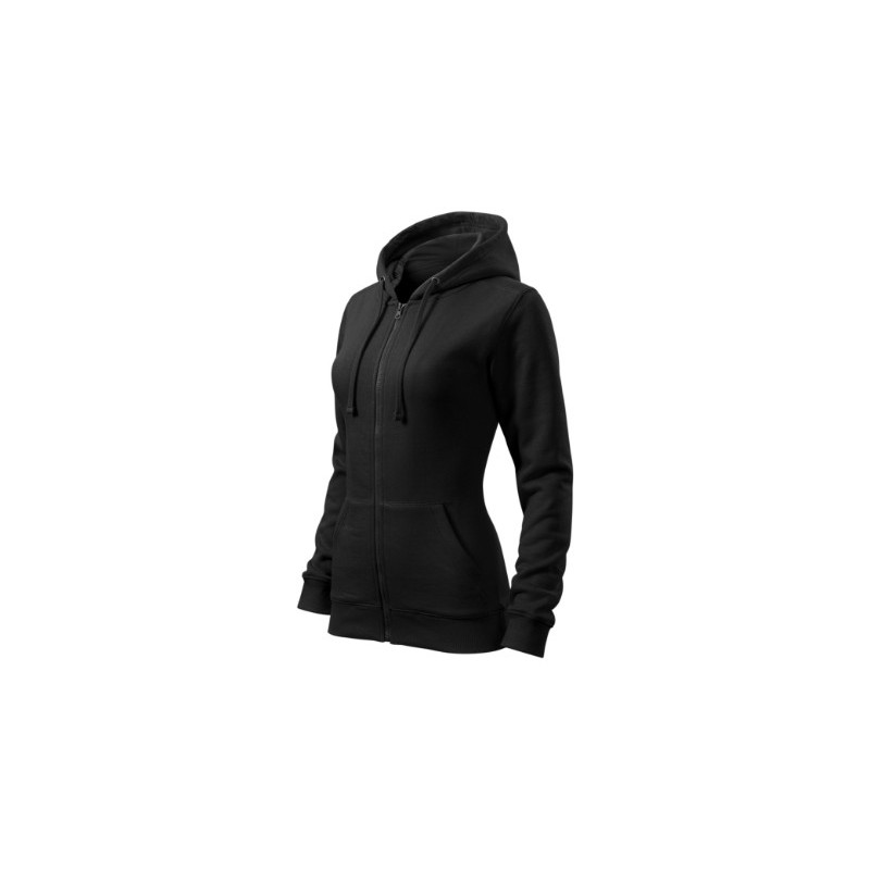 28411 - Sweatshirt Damen Trendy Zipper 411