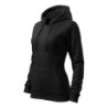28411 - Sweatshirt Damen Trendy Zipper 411
