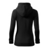 28411 - Sweatshirt Damen Trendy Zipper 411