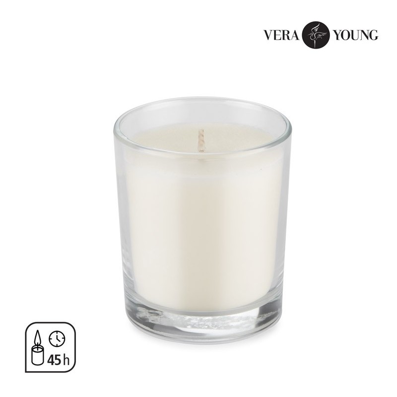 Sojawachskerze 170 g - Lemongrass & Ginger - VERA YOUNG - Transparent