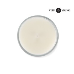 Sojawachskerze 170 g - Lemongrass & Ginger - VERA YOUNG - Transparent