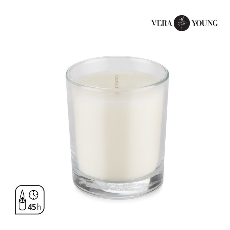 Sojawachskerze 170 g - Plum & Patchouli - VERA YOUNG - Transparent