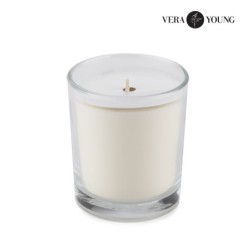 Sojawachskerze 170 g - Plum & Patchouli - VERA YOUNG - Transparent