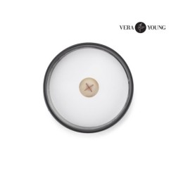 Sojawachskerze 220 g - Black Pomegranate - VERA YOUNG - Schwarz