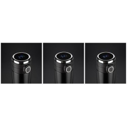 Thermobecher FOKS 420ml - Schwarz