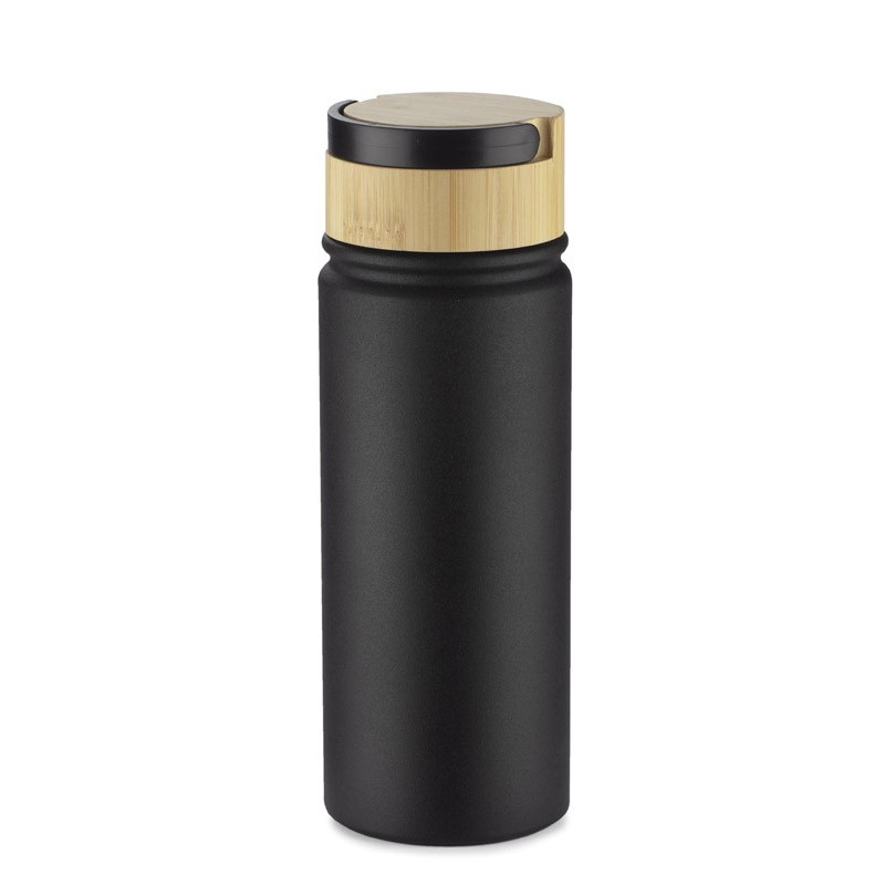 Thermoflasche KAMI 550ml - Schwarz