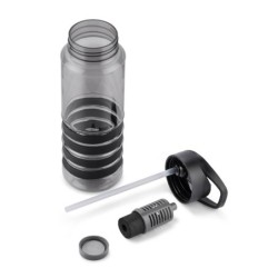 Trinkflasche mit Kohlefilter KIVI 700ml - Schwarz