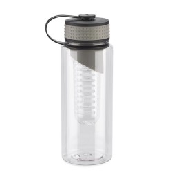 Trinkflasche mit Fruchteinsatz FRUGT 800ml - Hellgrau