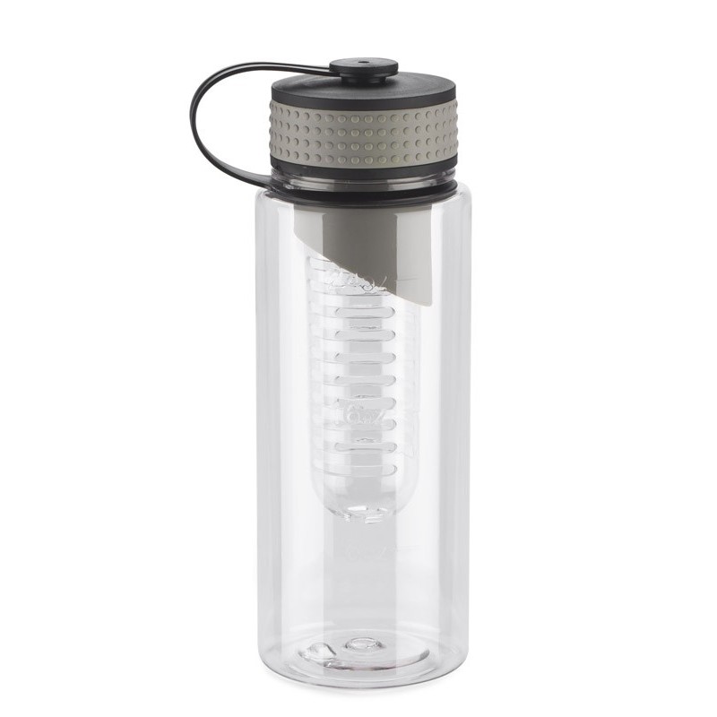 Trinkflasche mit Fruchteinsatz FRUGT 800ml - Hellgrau