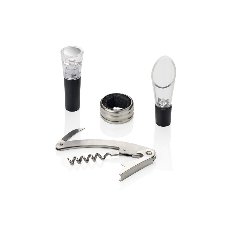 Weinset NEBBILO - Schwarz